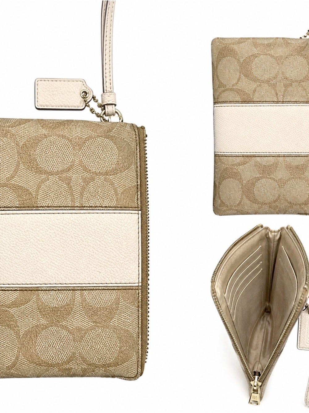 Coach Signature Canvas Zip Wallet/Wristlet
Y2K
